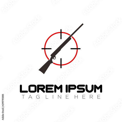 assault rifle with scope