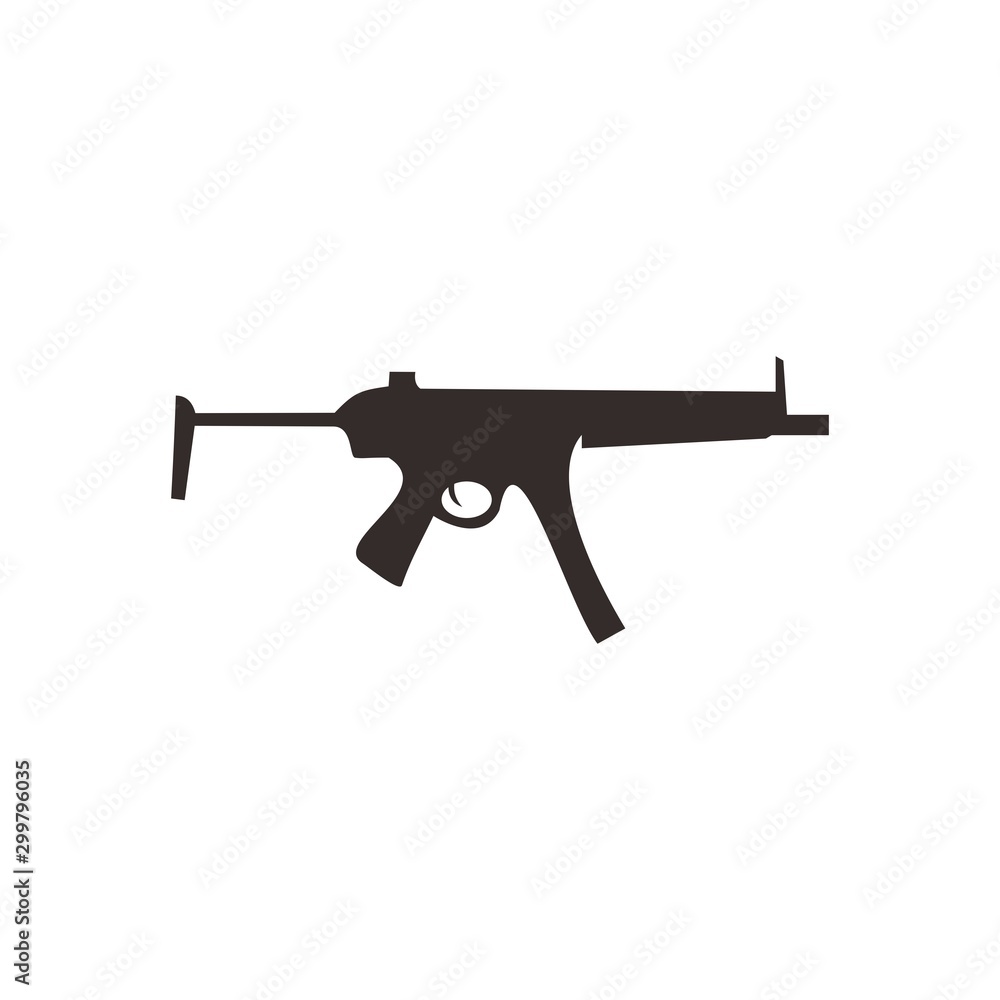 assault rifle with scope