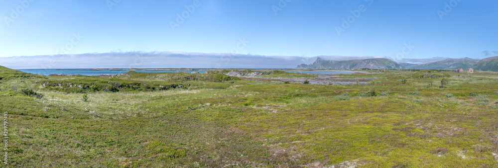 Artic coast landscape near Stave , Norway