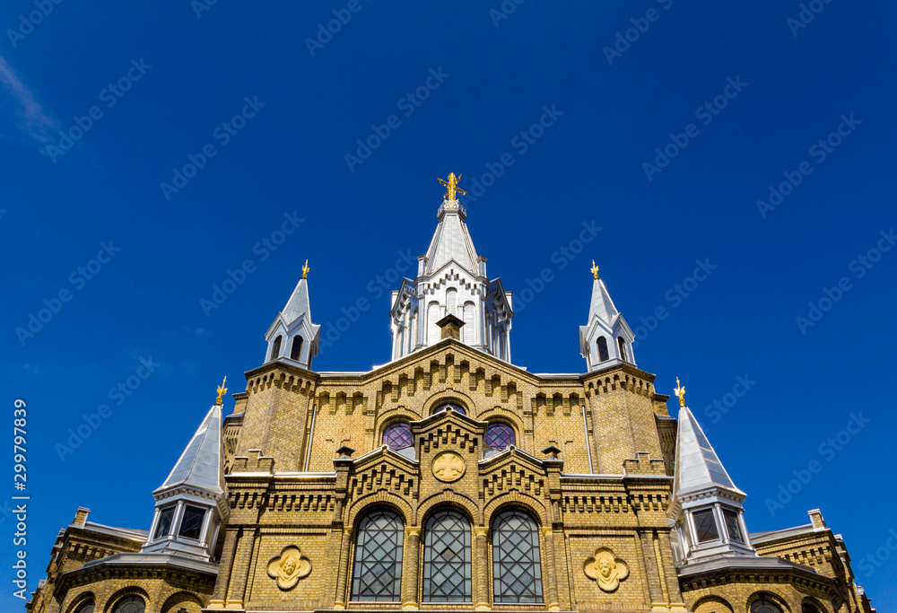 Naklejka premium Exterior of St Pauli church in Malmö, Sweden,