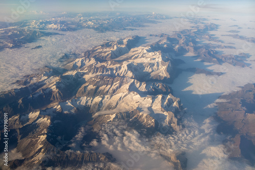 Alps from the sky