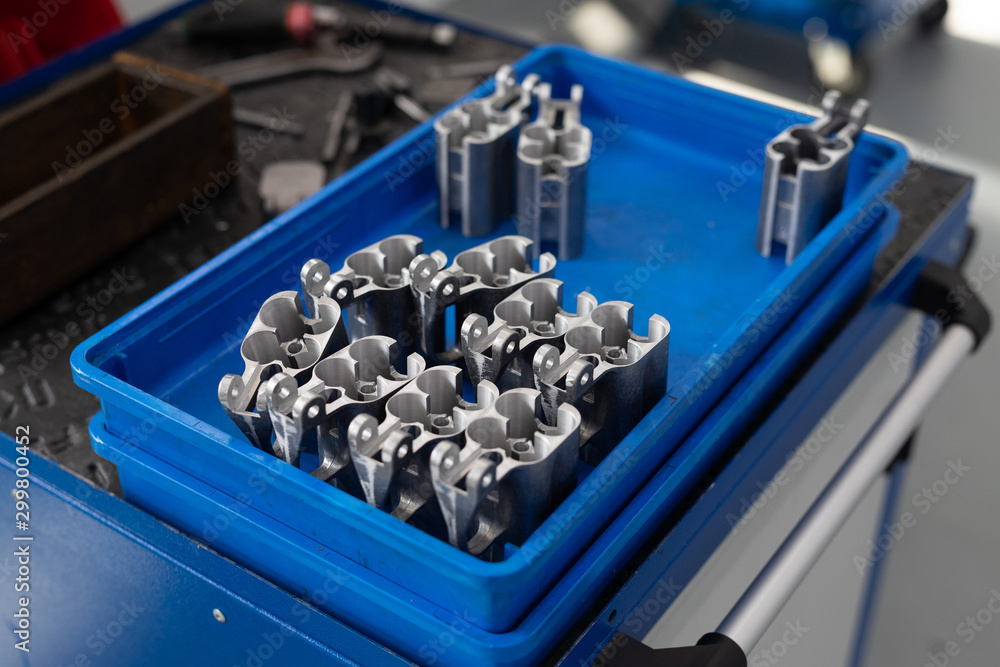 close shot of metal preparations of metal products close shot of metal preparations of metal products