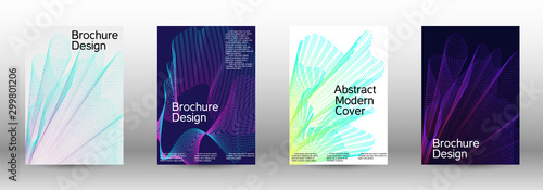 Cover design template set 