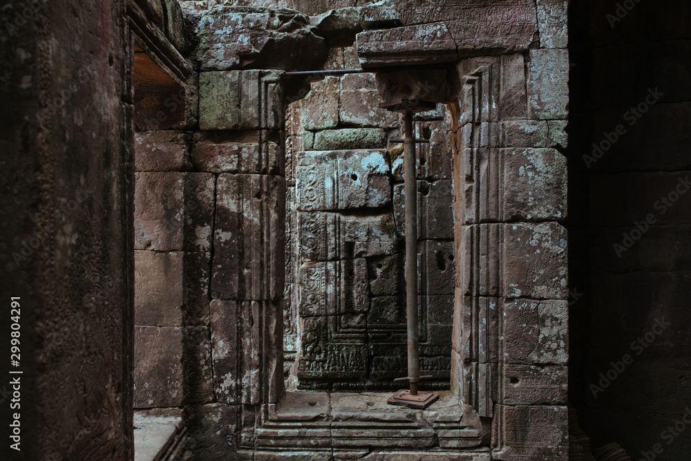 Angkor Wat Temple in Cambodia near Siem Reap city in Asia