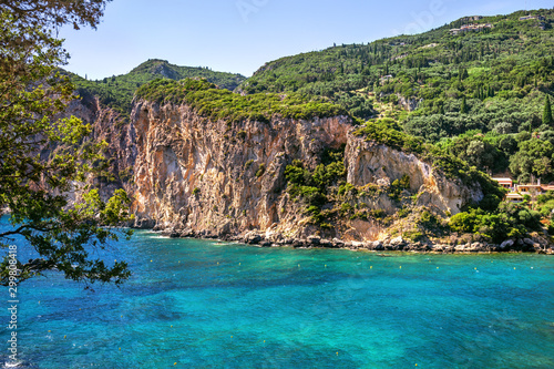 D'Ampelaki Bay in Paleokastritsa, Corfu, Greece