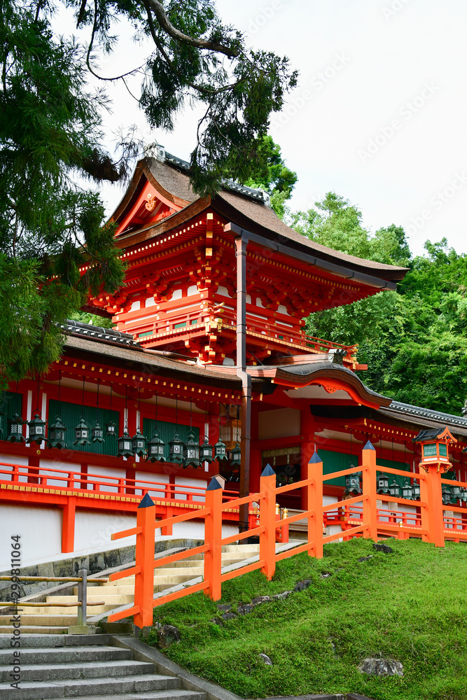 The main sanctuary, Kasuga-taisha Shrine, Nara, Honshu, Japan The main sanctuary, Kasuga-taisha Shrine, Nara, Honshu, Japan