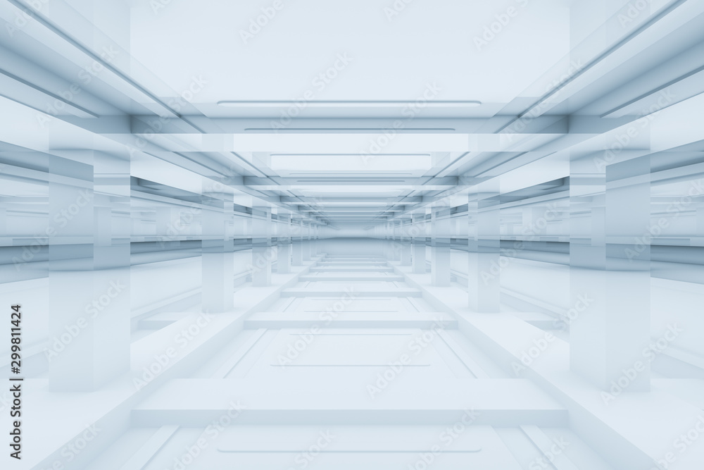 Empty bright room with glowing lines, 3d rendering. Empty bright room with glowing lines, 3d rendering.