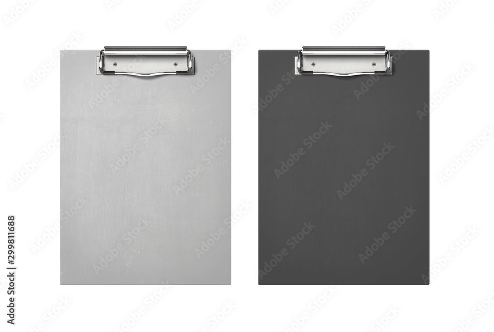 Set of two top view clipboards Set of two top view clipboards