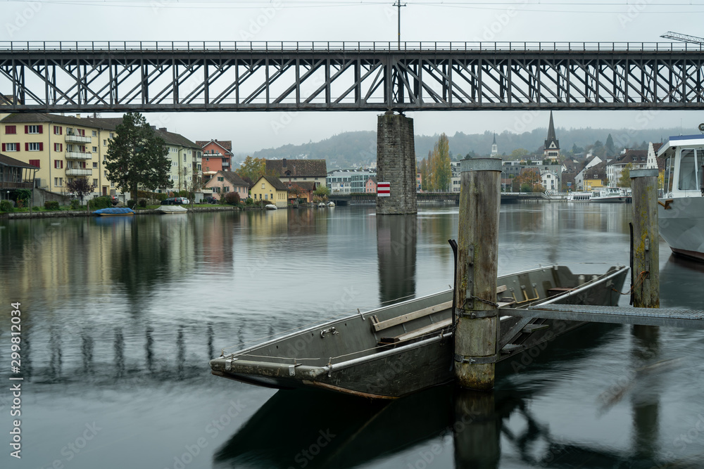 Naklejka premium Schaffhausen im Herbst Schweiz