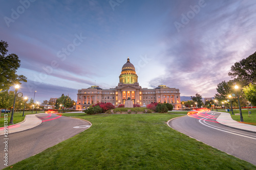 Idaho State Capitol building at dawn in Boise, Idaho Fototapeta