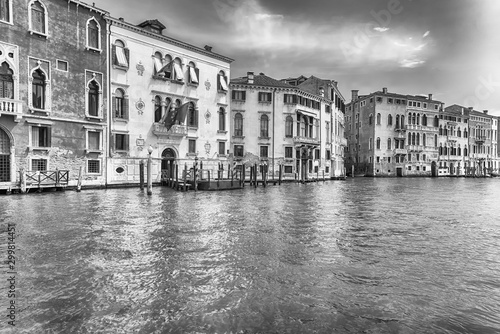 Scenic architecture along the Grand Canal in Venice, Italy