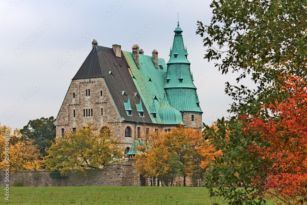Die Burg im Herbst Die Burg im Herbst