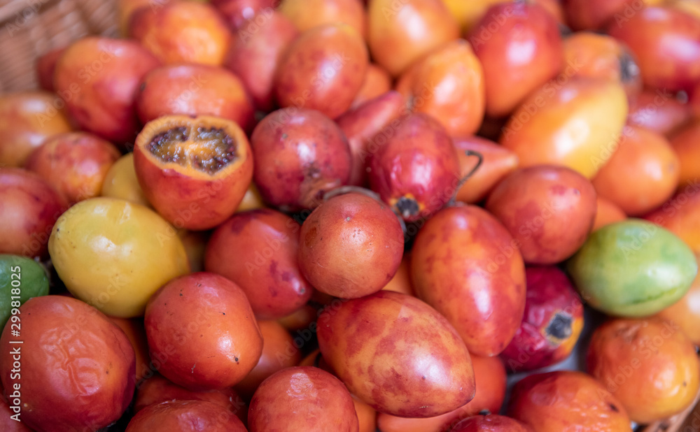 tropical fruit at an island market tropical fruit at an island market