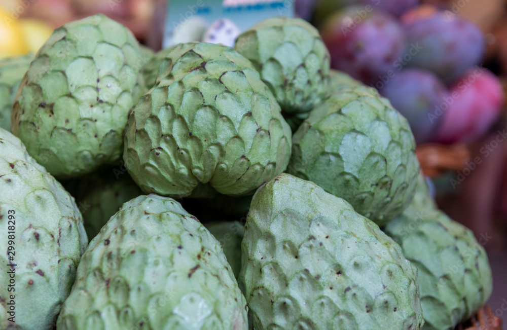 Fototapeta premium tropical fruit at an island market