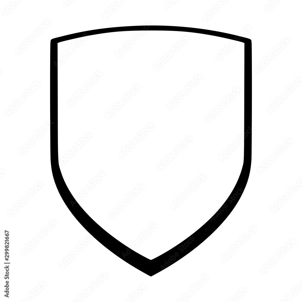 Shield icon vector illustration Shield icon vector illustration