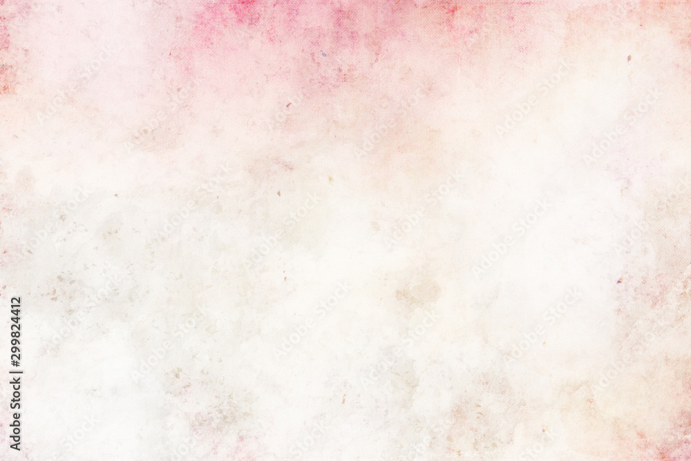 Light grunge canvas background in pink white grey colors