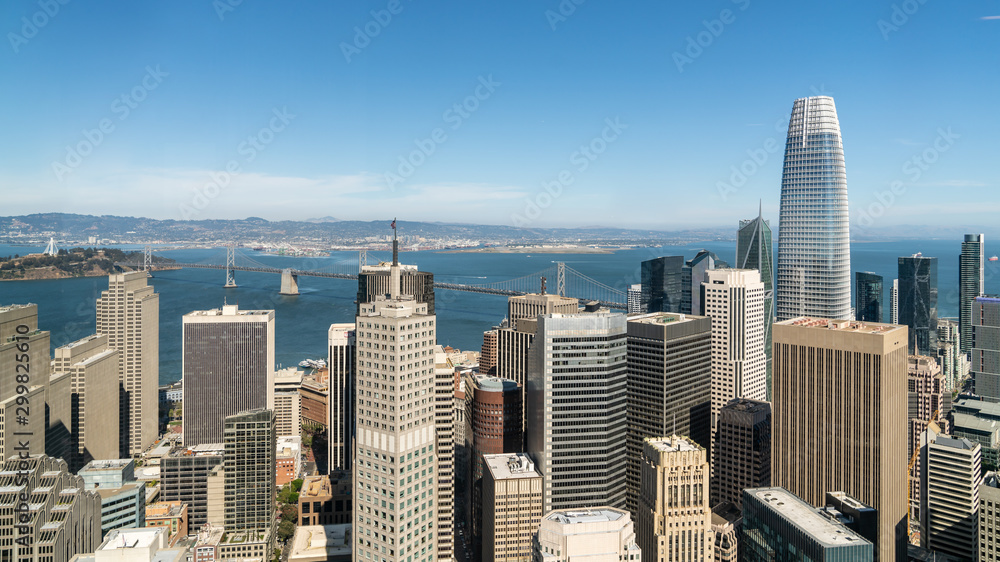 San Francisco cityscape with Salesforce Tower, California, USA