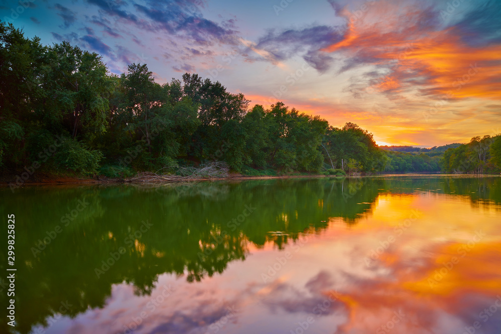 Sunset on the Kentucky River