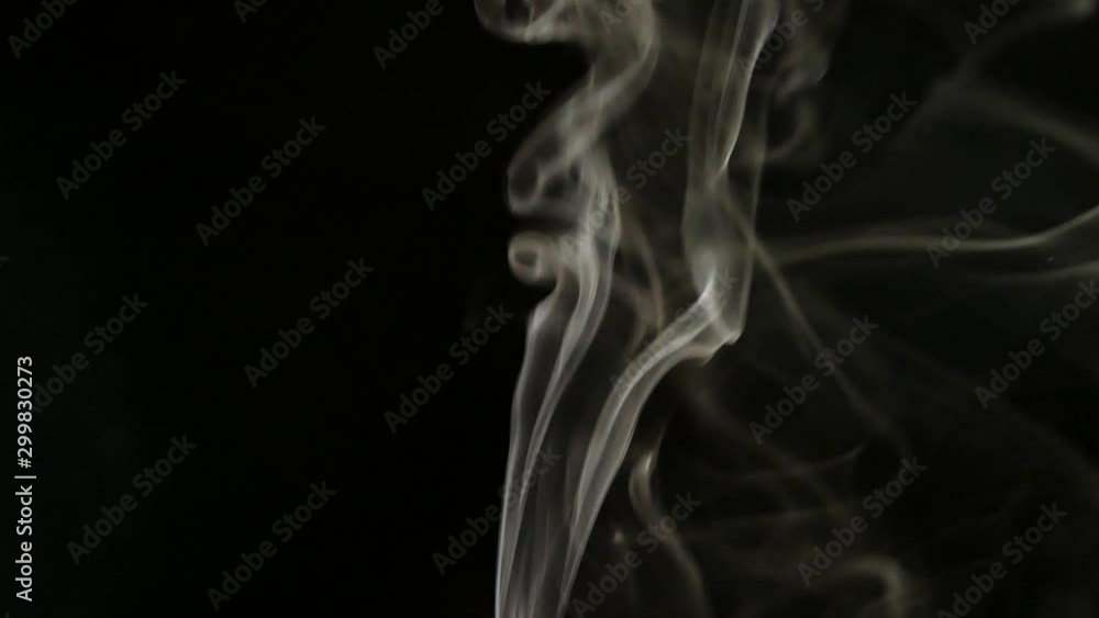 Abstract swirly smoke isolated on black background Abstract swirly smoke isolated on black background