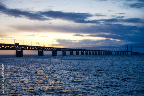 Öresund bridge sunset © mschauer