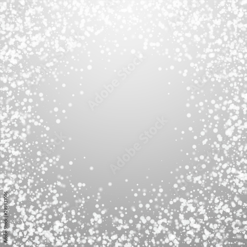 Wallpaper Mural Amazing falling snow Christmas background. Subtle  Torontodigital.ca