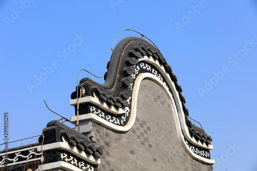 Chinese style roof decoration
