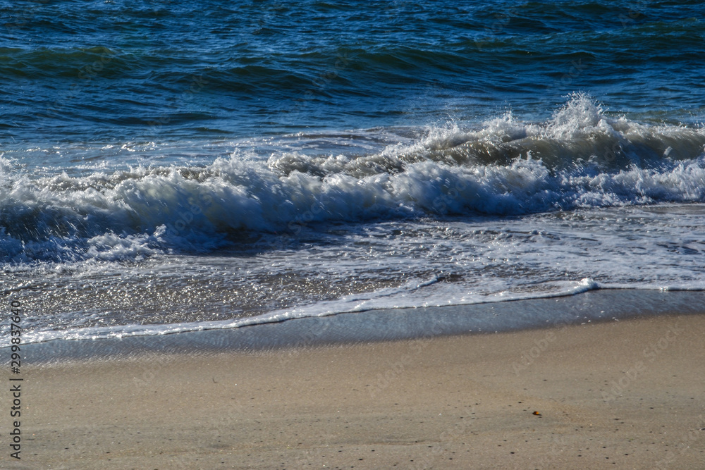 Bethany Beach Waves Gently Drenching the Sand