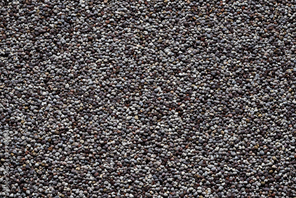 Backmohn Mohn Blaumohn Samen Saat zum Backen und Kochen Hintergrund Backmohn Mohn Blaumohn Samen Saat zum Backen und Kochen Hintergrund