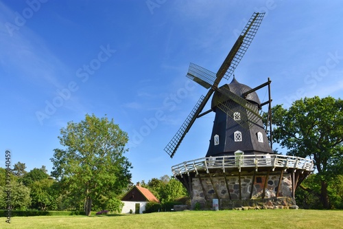 Windmill Slottsmöllan in Malmö - Sweden