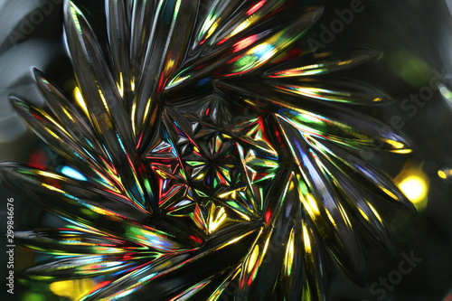 abstract glass art work one