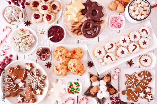 Slika na platnu Christmas sweets and cookies