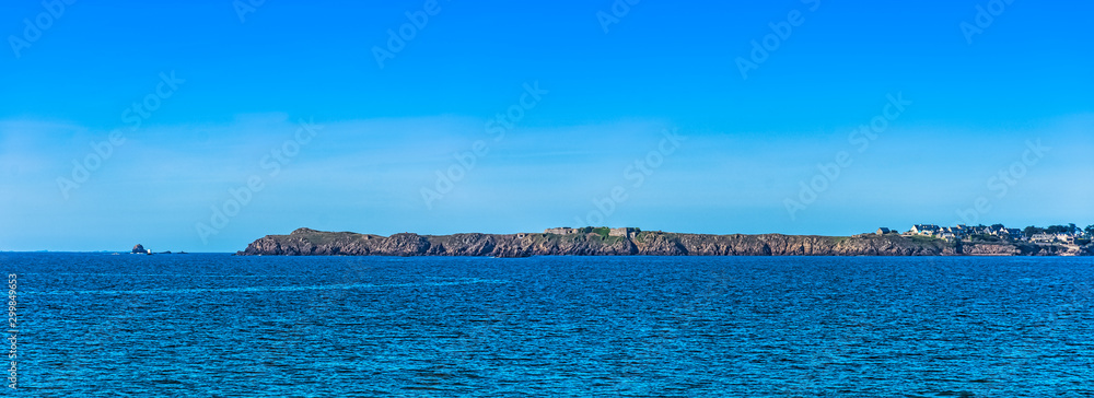 Bailiwick of Jersey known as Isle of Jersey - British island on French coast