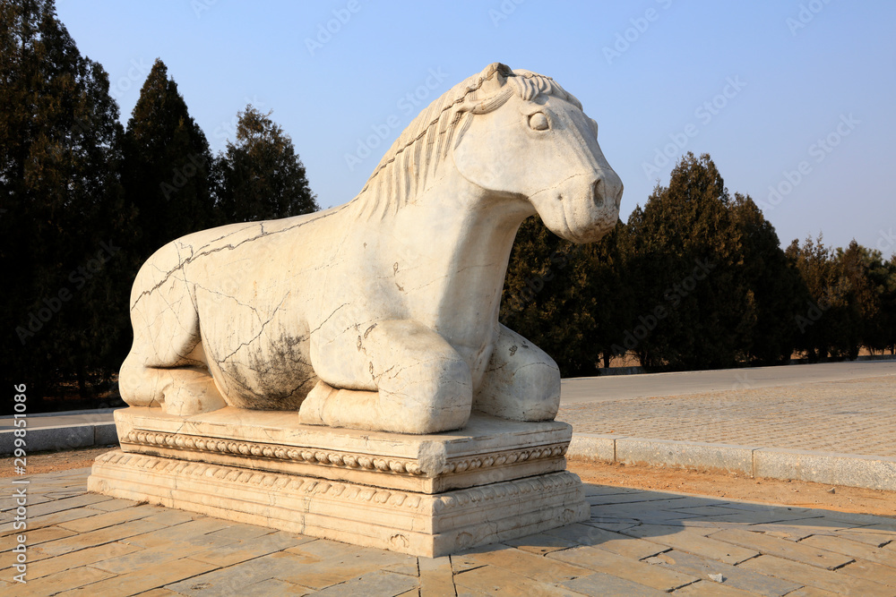 Chinese ancient horse sculptures