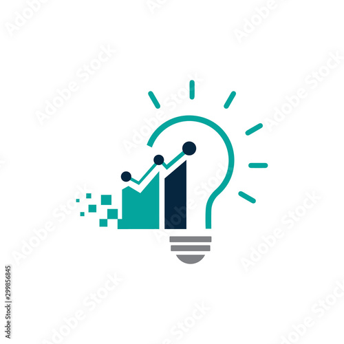 marketing finance sales economical business solutions logo vector illustration