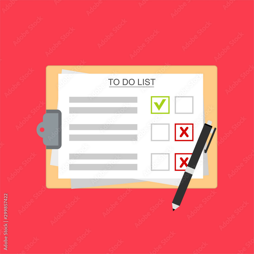 checklist questionnaire paper; square box with sign; vector illustration checklist questionnaire paper; square box with sign; vector illustration