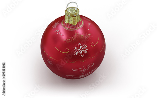 Trend color christmas ball decoration baubles for graphic design on isolated white background