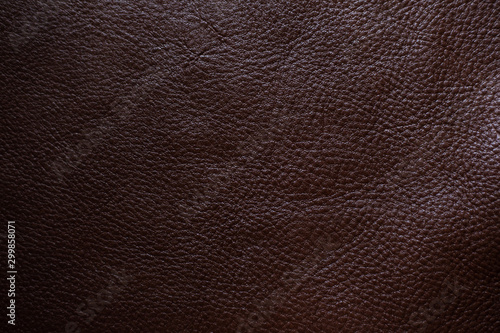 Genuine full grain cow leather texture