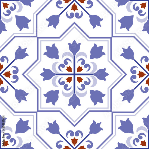 colorful decorative tiled design