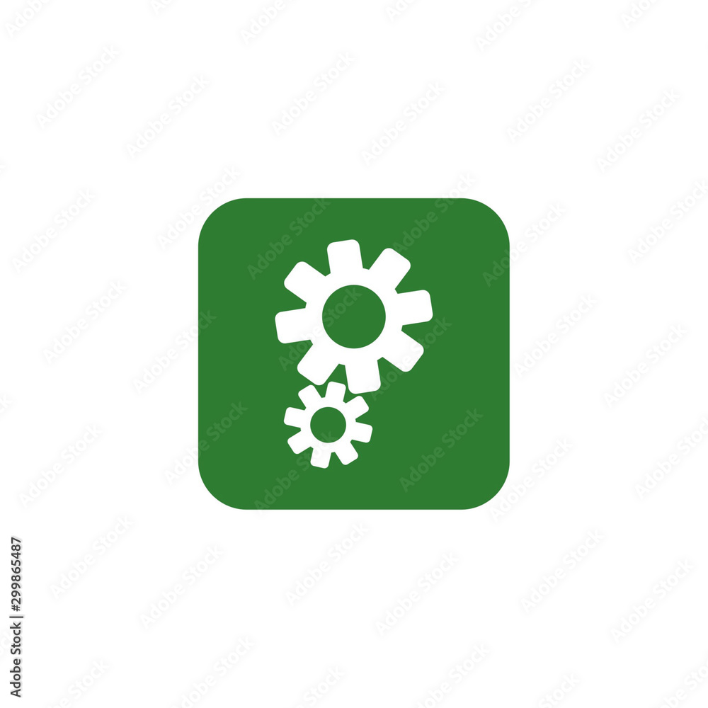 Gear Vector Icon template design Gear Vector Icon template design