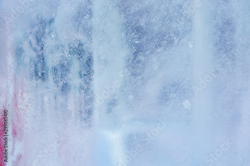 Abstract frozen water.Ice texture winter background