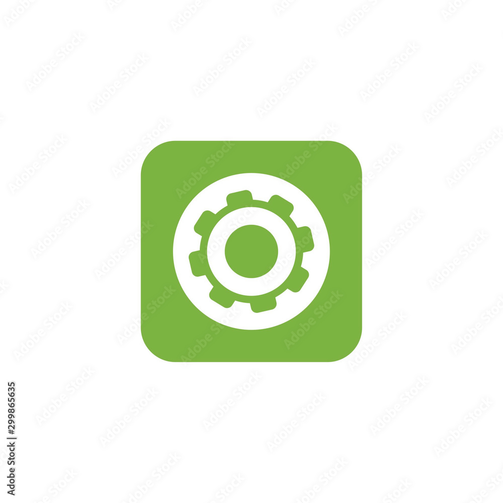 Gear Vector Icon template design Gear Vector Icon template design