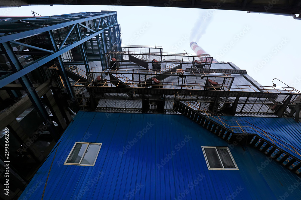 Fototapeta premium environmental protection facilities in a factory