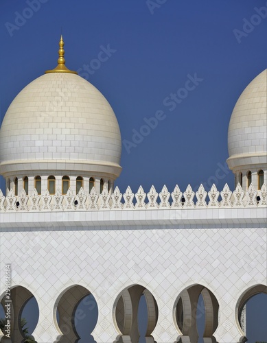 sheikh zayed mosque in abu dhabi united arab emirates photo