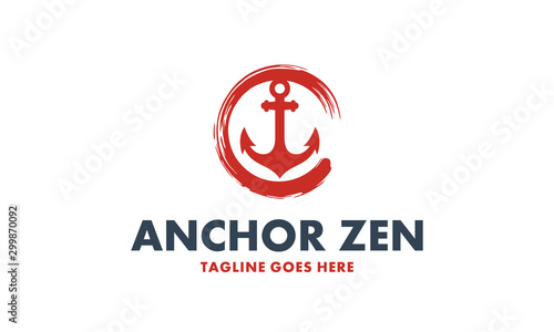anchor and zen logo design inspirations