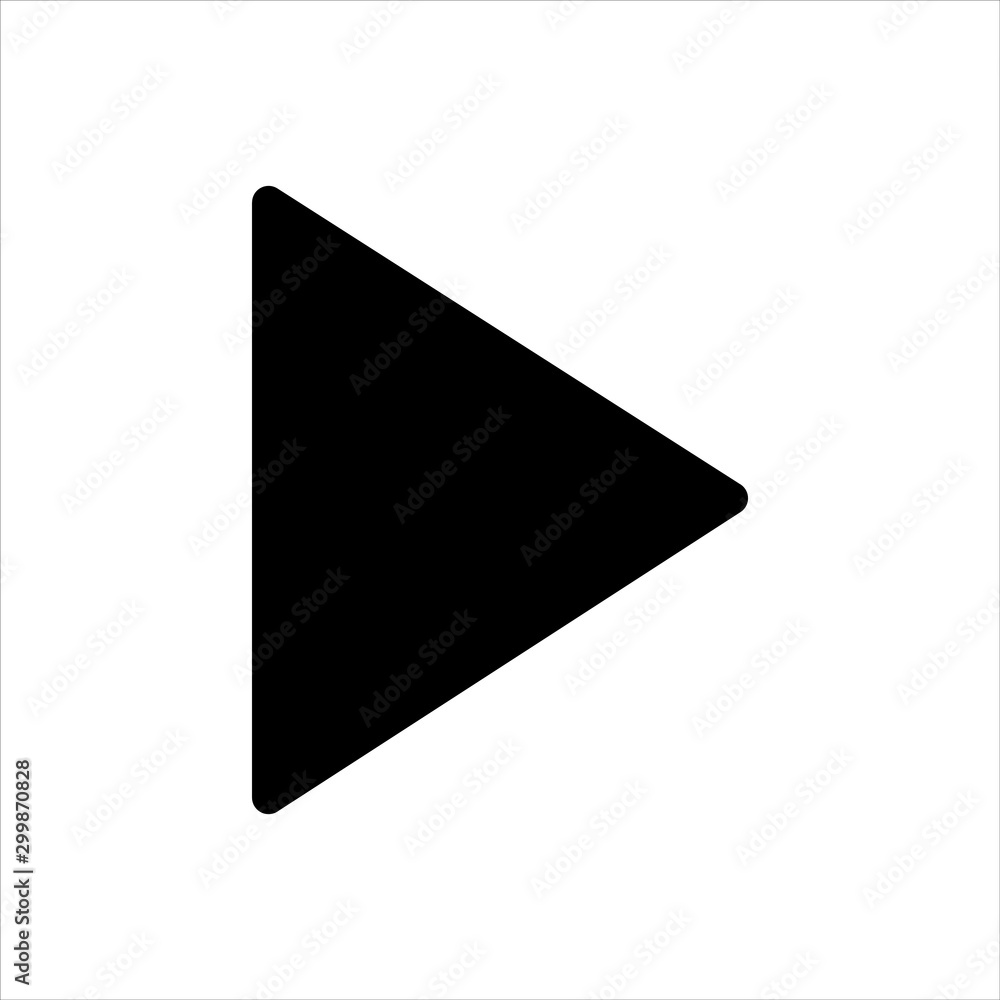 Vector play or next icon. black symbol with trendy flat style icon for web site design, logo, app, UI isolated on white background Vector play or next icon. black symbol with trendy flat style icon for web site design, logo, app, UI isolated on white background