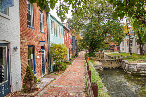 A canal in Washington DC photo