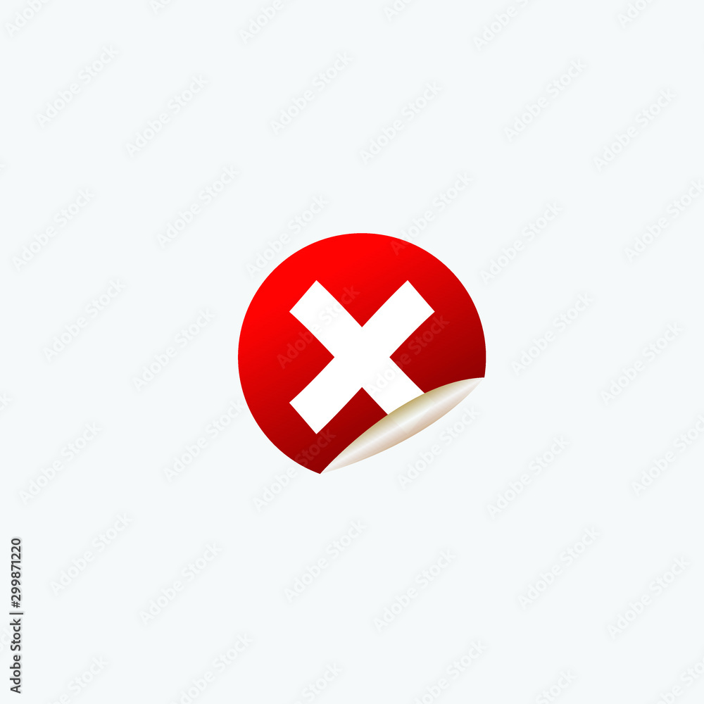 Obraz premium vector cross icon