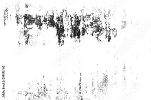 Black and white grunge background. Abstract monochrome texture of cracks, scuffs, chips.