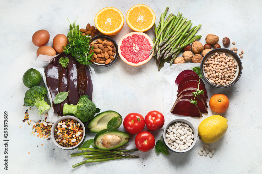 Foods high in vitamin B9 - folic acid. Foods high in vitamin B9 - folic acid.