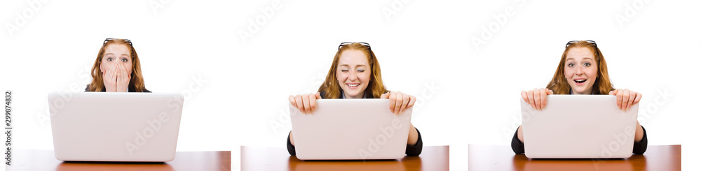 Woman businesswoman in business concept Woman businesswoman in business concept